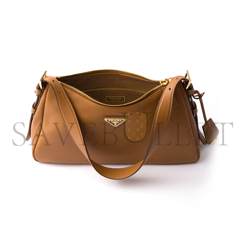 Pra*a aimÉe medium leather shoulder bag 1bc229 (31*18*10cm)